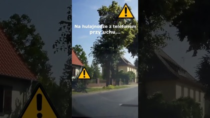 Na hulajnodze z telefonem przy uchu #shorts #rikordwidjo