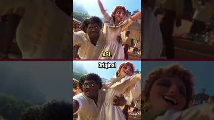 Encanto: Sign Language Version vs Original Version