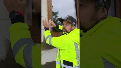 Listwa dylatacyjna przyokienna.  Komu to potrzebne? #codziśrobimy #budowadomu #termomodernizacja