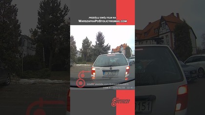 Parkingowy klasyk.  Strach czy lekceważenie? #accident
