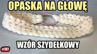 Opaska na głowę, zrób to sam,prosty tutorial, crochet, diy #197