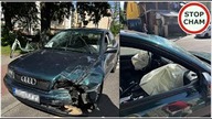 Wypadek w Biłgoraju - zbił głową szybę bo nie zapiął pasów #1516 Wasze Filmy