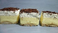 Ciasto Budyniowiec bez pieczenia.  Szybkie ciasto na niedzielę do kawy.  Pyszne ciasto z budyniem