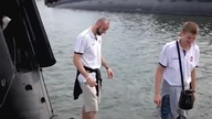 Marcin Gortat na okręcie podwodnym. Zmieścił się?