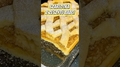 Szarlotka z zeszytu babci  tradycyjny przepis na domowe ciasto z jabłkami #szarlotka, #jabłecznik