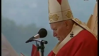 Jan Paweł II - Papież mówi o sumieniu i jego prawach.Pod hasłami fałszywej tolerancji w mediach jest wielka nietolerancja