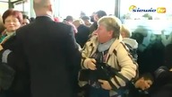 Bydło na otwarciu galerii w Sieradzu