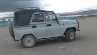 Przedszkolny autobus w Mongolii