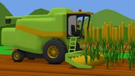 Corn harvest | Tractor and Combine for Kids | Zbiory kukurydzy | Traktor i Kombajn Bajka Dla Dzieci