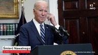 Śmierć Nawalnego.  Joe Biden nie krył emocji.  Obwinił Putina [Serwis informacyjny, KSTV Info]
