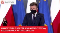 Czy nauczyciele powinni być szczepieni nieskuteczną szczepionką firmy AstraZeneca?