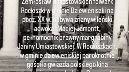 Dziewieniszki - Rockiszki.  Adwokat Maciej Jamontt, Jadwiga Smosarska.  Dieveniškės - Rockiškės.
