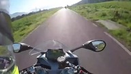 Bolesny wypadek na motorze
