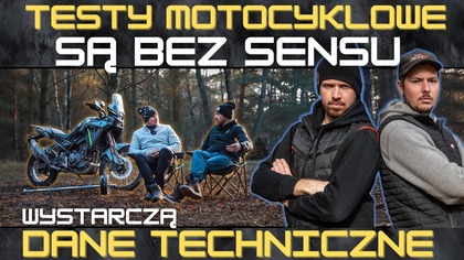 Testy motocyklowe nie mają sensu - wystarczą dane techniczne.  Kupieni dziennikarze.