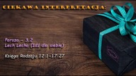 3.  Parsza Lech Lecha (Idź dla siebie) cz. 2 - YAHOSHUA nie jest równy OJCU