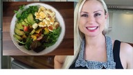Salatka z serem haloumi-Fit Food