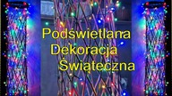 PODŚWIETLANA DEKORACJA ŚWIĄTECZNA