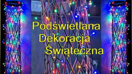 PODŚWIETLANA DEKORACJA ŚWIĄTECZNA