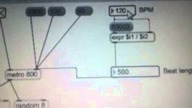 MAX msp drum machine