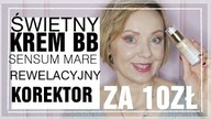 MEGA KREM BB marki SENSUM MARE - pielęgnacja i rozświetlenie.  REWELACYJNY wegański korektor za 10zł.