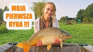 MOJA PIERWSZA RYBA ! uczę się łowić :)