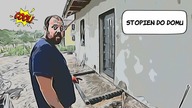 Krawężnik pod podjazd i palisady pod stopień do domu