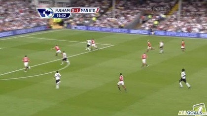 Premier League sezon 2010/2011 Fulham 1-1 Manchester United Davies