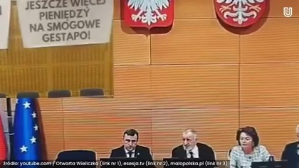 Co to jest smogowe gestapo Awantura na sesji sejmiku województwa małopolskiego!
