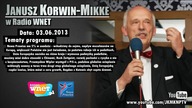 Janusz Korwin-Mikke w Radiu WNET