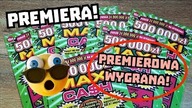 Zdrapki Lotto  Premiera! 7 zdrapek 500 000zł Maxi Cash  Jest moc! 