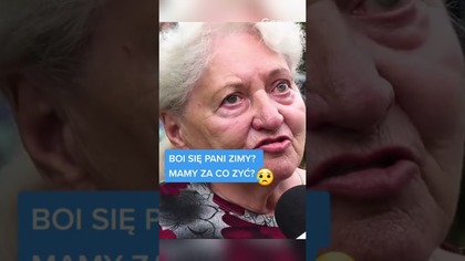 PRZERAŻONA SENIORKA O PRZYSZŁOŚCI! STRACH W OCZACH! 