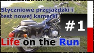 Styczniowe przejażdżki i test nowej kamerki - Motovlog