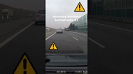 Nerwowy kierowca na autostradzie A1 #shorts #rikordwidjo