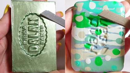 Soap Carving ASMR Relaxing Sounds no talking Satisfying ASMR Video #soapcarving #soapcuttingvideo