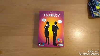 TAJNIACY gra - wyjęte z pudełka