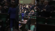 Sikorski zabrał głos w Sejmie.  PiS opuścił salę