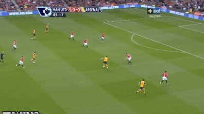 Premier League sezon 2008/2009 Man Utd 0-0 Arsenal Skrót (2 połowa)