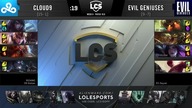 Cloud9 vs Evil Geniuses |EN| - LCS Spring Split 2020 W9D1