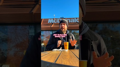 Test zimow herbaty z McDonalds 2025  | Rafał sprawdza smak #herbata #youtubeshorts