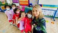 Last day in a Thai school