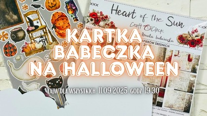Kartka babeczka? Będzie Halloweenowo :D