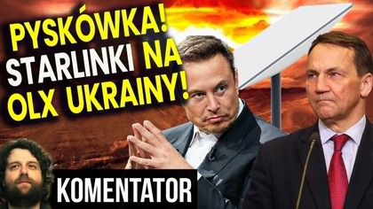 Musk Zgasił Sikorskiego a Ukraińcy Masowo Sprzedają Starlinki na OLX! To Te z Polski? - Analiza Ator