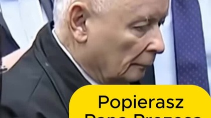 Polacy popierają Kaczyńskiego?