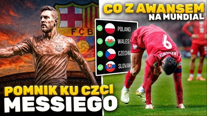 Leo Messi DOSTANIE POMNIK przed Camp Nou Polska SPADA do drugiego koszyka CO TO OZNACZA?