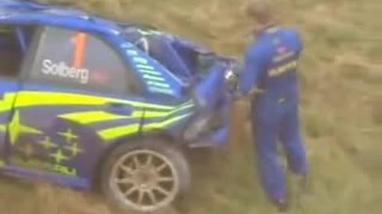Peter Solberg crash