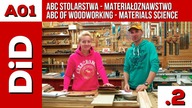 A01.2 ABC stolarstwa - materiały drewnopochodne / ABC of woodworking - Wood-based materials