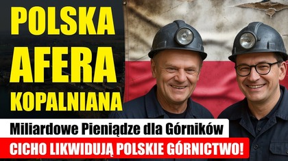 Czy w Polsce właśnie rozgrywa się nowa afera kopalniana?
Miliony, a nawet miliardy złotych w dotacjach  kto naprawdę na tym korzysta? 

W tym materiale ujawniam kulisy gigantycznych funduszy, powiązań politycznych i podejrzanych projektów. Sprawdzimy, dlaczego część górników i firm działających w branży otrzymuje niewyobrażalne kwoty, a inni zostają z niczym - jak Polacy niebawem bez własnych kopalni.

Za kulisami górnictwa i programów wsparcia kryją się historie, które nie trafiają na pierwsze strony gazet. Oficjalnie chodzi o rentowność i modernizację przemysłu, ale gdy przyjrzymy się faktom, obraz staje się zupełnie inny.

W tym materiale odsłaniamy szczegóły wielkich transferów finansowych, które miały pomóc polskim kopalniom i górnikom a w rzeczywistości często trafiały w ręce nielicznych, powiązanych z polityką i biznesem. Mówimy o dotacjach liczonych w miliardach złotych, projektach bez pokrycia, a nawet inwestycjach, które nigdy nie powstały - ale za to mają zniszczyć tego typu działalność w Polsce i wyprzedać nasz majątek narodowy w obce ręce.

Dowiesz się m.in.:
Kto i w jaki sposób uzyskuje gigantyczne środki z dotacji kopalnianych
Jak działają mechanizmy rozdawania pieniędzy w górnictwie

Czy w grę wchodzą polityczne układy, znajomości i powiązania a może zdrada kraju przez skorumpowanych polityków działających na szkodę własnego narodu. 

To nie jest zwykły materiał informacyjny. To śledztwo, które pokazuje, że pieniądze z naszych podatków mogą trafiać do projektów wątpliwych, niepotrzebnych lub fikcyjnych.

 Zobacz, jak wygląda prawda o dotacjach dla górnictwa
 Dowiedz się, gdzie znikają miliardy
 Sprawdź, kto naprawdę korzysta na systemie
 Oceń sam, czy to wsparcie czy defraudacja

Sześć kopalni do likwidacji. Każdy górnik dostanie 170 tys. zł bez podatku - https://informacje.wp.pl/wiadomosci/szesc-kopalni-do-likwidacji-kazdy-gornik-dostanie-170-tys-zl-bez-podatku-7171194795088001a

 ToTemat: https://www.youtube.com/@ToTemat | Subskrybuj !
 Darmowa Muzyka: https://www.youtube.com/@Darmowa-Muzyka | Subskrybuj !