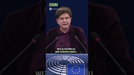 Szydło atakuje Unię i von der Leyen.  Wygłasza to samo wystąpienie