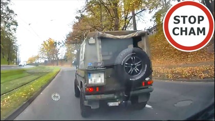 Zajeżdżał drogę i wyhamował w Gorzowie Wielkopolskim #2064 Wasze Filmy
