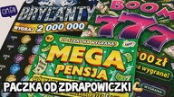 Zdrapki Lotto #369 Paczka od kanału Zdrapowiczka Dużo słodkości, zdrapki i wygrana 